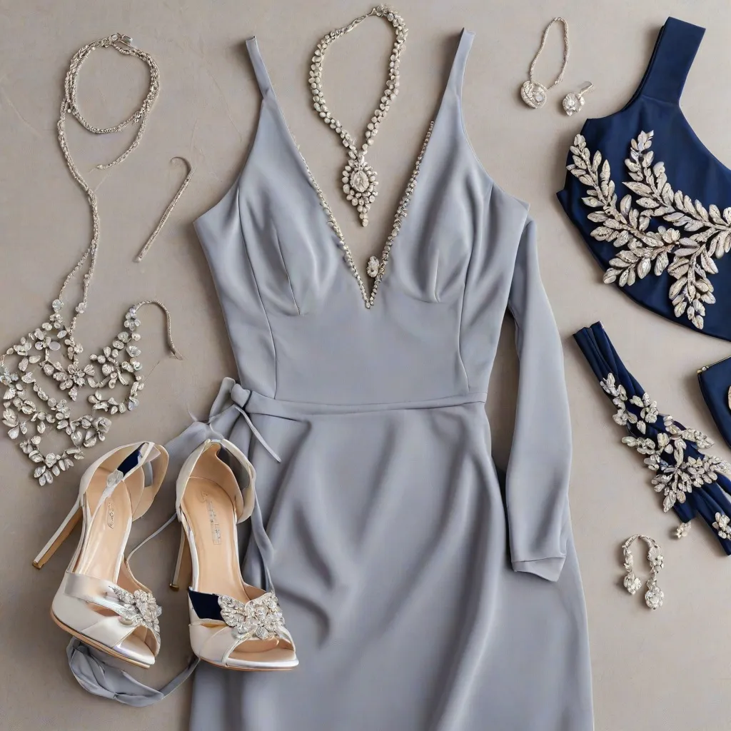 Jakie dodatki do niebieskiej sukienki na wesele