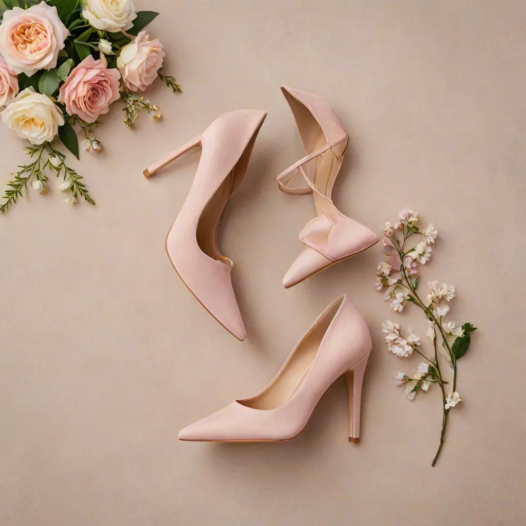 Jakie buty do pudrowej sukienki?