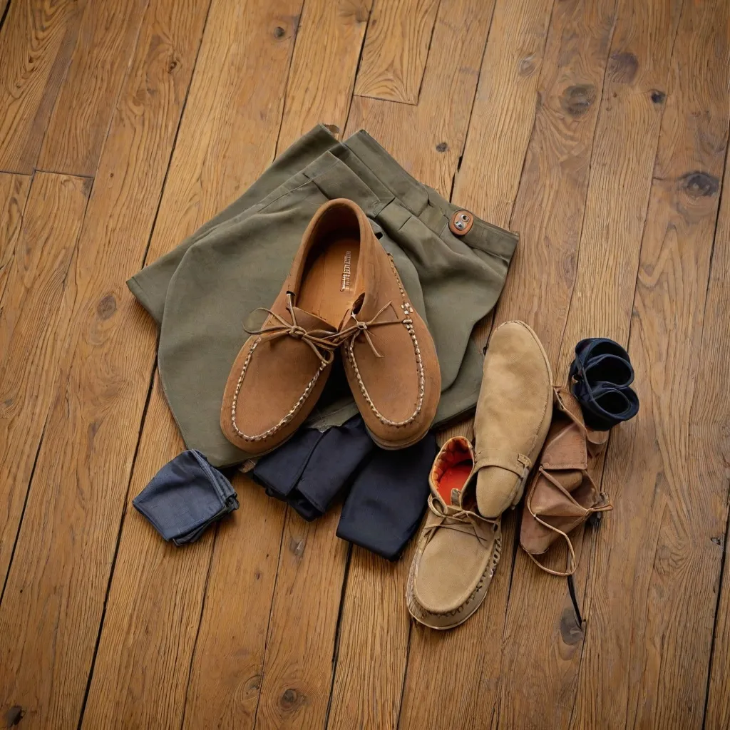 Jakie spodnie założyć do mokasynów?