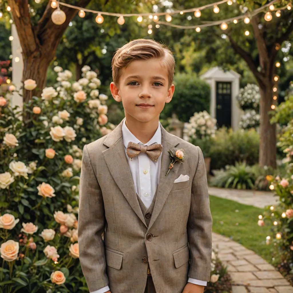 Jak modnie ubrać chłopca na uroczystość weselną?