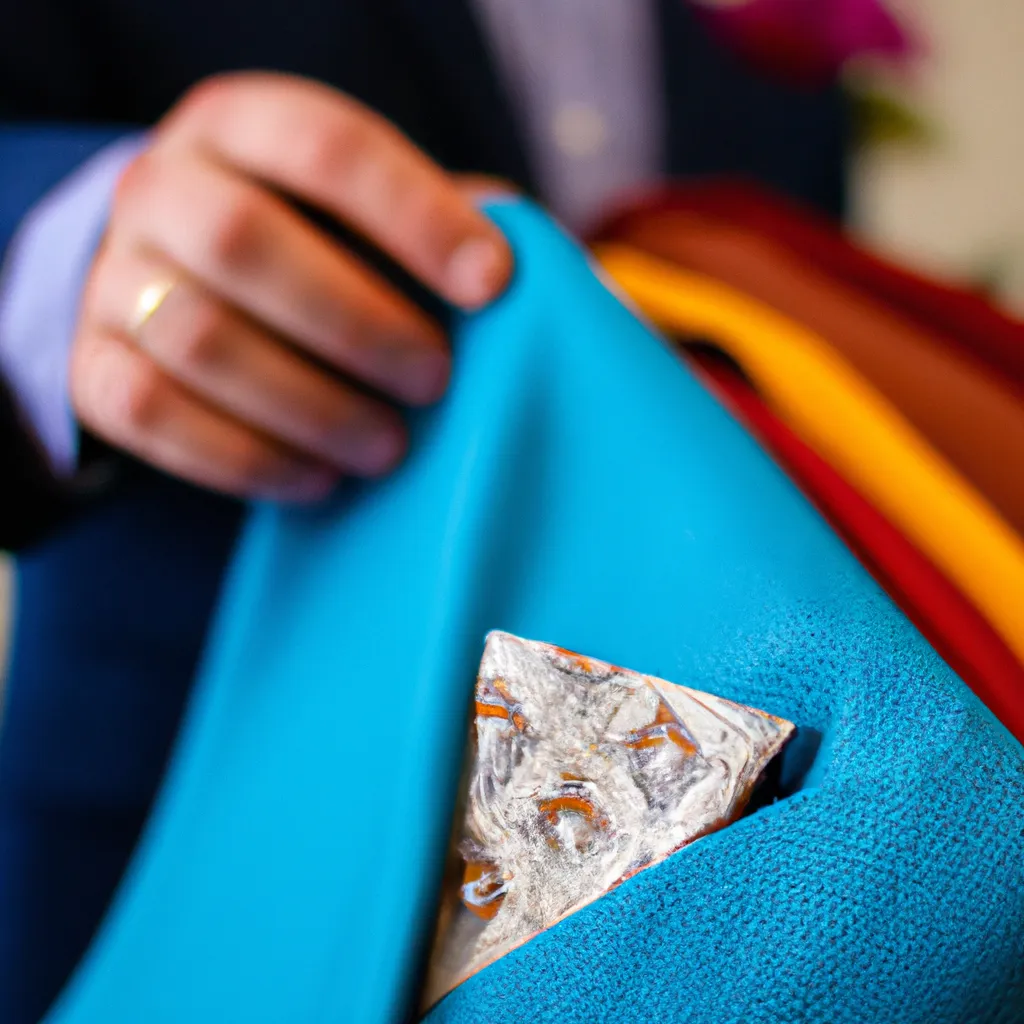 Jak złożyć poszetkę na ślub?